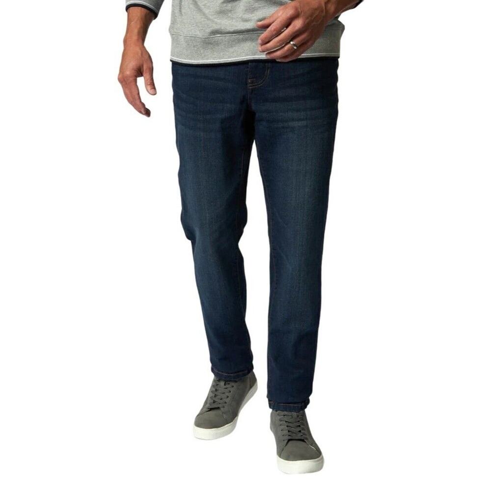Ben Sherman Stretch Skinny Jeans Mens 42x32 ‎ Blue Shoreditch Wash Denim Preppy